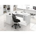Ver imagem 2 de Escrivaninha 03 Gavetas Reversível Me4106 Branco