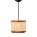 Ver imagem 3 de Lustre Pendente Aramado Quadrado Tela Redondo Sala Quarto