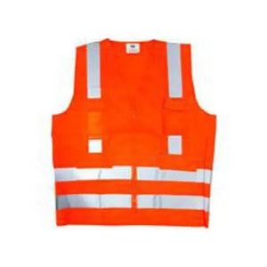 Colete Laranja/branco C/ Refletivo - G. Plastcor