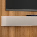 Ver imagem 4 de Estante Home para Tv de até 70 Polegadas Curitiba Valdemóveis Cinamomo e Off White
