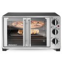 Ver imagem 1 de Elite Gourmet Forno de Bancada 25l com Porta Dupla Francesa (inox/preto)