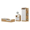 Ver imagem 2 de Quarto Infantil Completo com Minicama Montessoriana para Colchão 150x70cm Multimóveis Mp4681