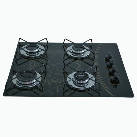 Cooktop Gás 4 Bocas Ultra Chama 127/220 Mesclado
