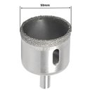 Ver imagem 2 de Serra Copo Diamantada Refrigerada 50mm Porcelanato Vidro Mármore | 03 Un