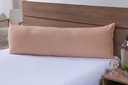 Ver imagem 1 de Fronha para Travesseiro de Corpo 1,50mx50cm 100% Algodão 200 Fios Salmon