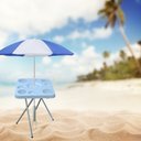 Ver imagem 7 de Mesa Praia Petisqueira Alta Dobrável e Sup. Guarda-sol Chão