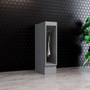 Ver imagem 3 de Armário Porta Toalha Americana Henn 20 Cm com Tampo Cinza/calcare