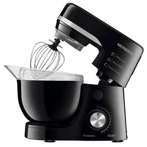 Batedeira Planetária Mondial 12 Velocidades 700w Bp-03 Preto 127v
