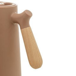 Garrafa Térmica Plástica C/Cabo de Madeira Nórdica Nude 1 Litro Wolff - 5