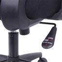 Ver imagem 4 de Cadeira Office Regulavel Tela com Tecido Mesh Preta Base Nylon - 39218