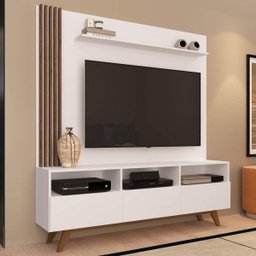 Rack com Painel para TV até 55 Polegadas Kiss - 1 Rack com Painel para TV até 55 Polegadas Kiss - 1