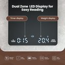 Ver imagem 7 de Maestri House Mini Balança Recarregável para Café com Timer (preto)