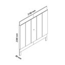 Ver imagem 3 de Painel para TV até 85 Polegadas com LED 100% MDF 218cmx230cm Magnífico