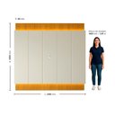 Ver imagem 5 de Painel para TV até 85 Polegadas com LED 100% MDF 218cmx230cm Magnífico