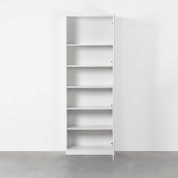 Sapateira Order com 1 Porta e Espelho – Branco e Prata - 2 Sapateira Order com 1 Porta e Espelho – Branco e Prata - 2