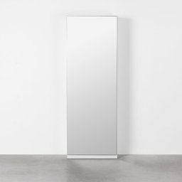 Sapateira Order com 1 Porta e Espelho – Branco e Prata - 1 Sapateira Order com 1 Porta e Espelho – Branco e Prata - 1