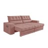 Sofá Oscar Plus 2,30m Retrátil/reclinável Suede Nude - Xflex - 2