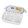 Marmita de Plástico com Divisória e Colher N226051-1 -quanhe - 1
