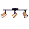 Luminária de Teto Spot Trilho Direcionável Fokus 3 Lâmpadas E27 Moderno Bivolt Dourado - 1