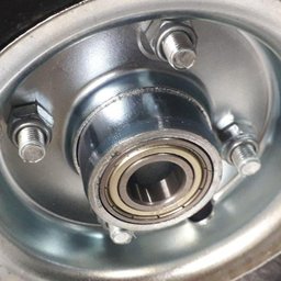 Roda 250-4 Pneu Maciço 17mm Rolamento Esfera - Schioppa - 2