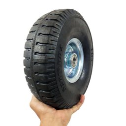 Roda 250-4 Pneu Maciço 17mm Rolamento Esfera - Schioppa - 3