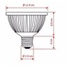 Lâmpada Power Led Llum Bronzearte 9w E27 Par38 6400k - 2