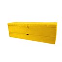 Ver imagem 2 de Recamier Puff Baú Sapateira com Gaveta 1,38cm para Cama Box Padrão - Amarelo