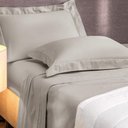 Ver imagem 4 de Jogo de Cama Queen 4 Peças Altenburg Algodão Lux 200 Fios Cinza Inspiração