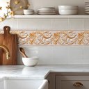 Ver imagem 4 de Faixa Decorativa Adesiva (autocolante) - Relevo Dourado