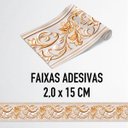 Ver imagem 5 de Faixa Decorativa Adesiva (autocolante) - Relevo Dourado