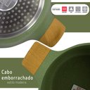 Ver imagem 5 de Jogo de Panelas Cerâmica Antiaderente Florença Verde 8 Peças