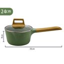 Ver imagem 4 de Jogo de Panelas Cerâmica Antiaderente Florença Verde 8 Peças