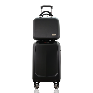 Kit Mala de Bordo Mais Frasqueira Rígida - Gladiador A6 Cor: Preto