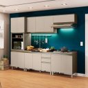 Ver imagem 1 de Cozinha Completa Modulada 5 Peças Connect Cinza