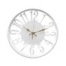 Relógio de Parede Minimalista Decorativo Branco 30,5cm Vazado - 2