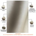 Ver imagem 3 de Tecido Sintético Facto Dunas Pérola Poltrona Cabeceira Estofados Decoração T02 Metro - Lyam Decor