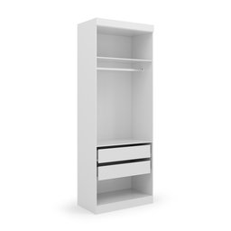 Guarda Roupas Modulado Genova P/ Colchão 1.38 com 2 Mesas Cabeceiras -batrol - Branco - 4