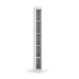 Guarda Roupas Modulado Genova P/ Colchão 1.38 com 2 Mesas Cabeceiras -batrol - Branco - 10