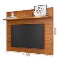 Ver imagem 4 de Painel Tv Quarto 43 Polegadas Cumaru Topázio Patrimar