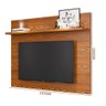 Painel Tv Quarto 43 Polegadas Cumaru Topázio Patrimar - 4