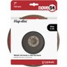 Flap Disc 7" G80 Costado Fibra Reto para Aço Carbono Nove54 - 3