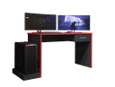 Ver imagem 2 de Mesa Gamer Escrivaninha Drx 9000 1 Gaveta 127cm Preto
