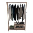 Ver imagem 3 de Guarda Roupas Organizar 100% Pinus Atemporal Casacos C/ Sapateira