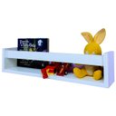 Ver imagem 1 de Prateleira Para Livros Infantis Colorida Nicho de Parede Organizador de Brinquedos 55cm:BRANCO