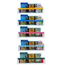 Ver imagem 2 de Prateleira Para Livros Infantis Colorida Nicho de Parede Organizador de Brinquedos 55cm:BRANCO