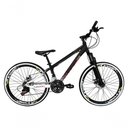 Ver imagem 1 de Bicicleta Aro 26 Vikingx Tuff X44 Preto-branco 21v Alumínio Freio a Disco Aros Vmaxx Pretos