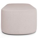 Ver imagem 4 de Puff Decorativo Orgânico para Living Quarto 100cm Doha W01 Linho Bege - Lyam Decor