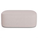 Ver imagem 5 de Puff Decorativo Orgânico para Living Quarto 100cm Doha W01 Linho Bege - Lyam Decor