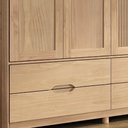 Ver imagem 7 de Guarda Roupa Casal 263cm 6 Portas Madeira Maciça Nira Tauari F07 - Mpozenato