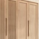Ver imagem 6 de Guarda Roupa Casal 263cm 6 Portas Madeira Maciça Nira Tauari F07 - Mpozenato